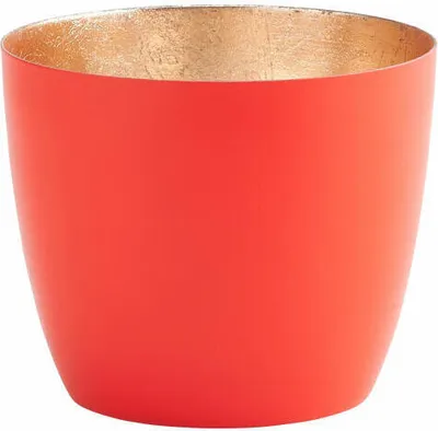 Produktbild von Gift Company Windlicht Madras M, Teelichthalter, Kerzenhalter, Eisen, Neon Rot, 8.5 cm, 1092504083