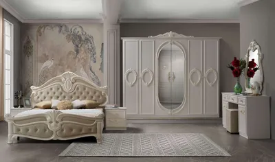 Produktbild von Schlafzimmer Set Nora in Buche Optik 6 teilig