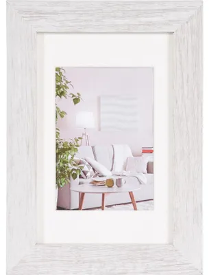 Obrázok produktu pre Henzo 81.050.02, Rámček na jeden obrázok, MDF, Biela, Tabuľka, Múr, 7 x 10 cm, Obdĺžnikový