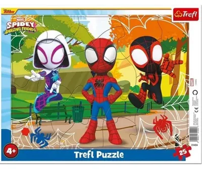 Produktbild von TREFL Puzzle Spidey und Prettel 25 dlc