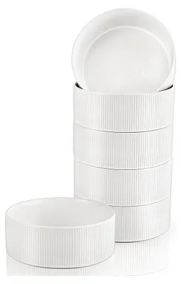 Produktbild von 6-teiliges Suppenschalen Set weiß