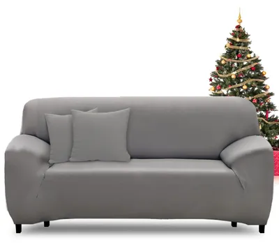Produktbild von Dehnbarer Sofabezug für Zweisitzer-Sofas mit Armlehnen