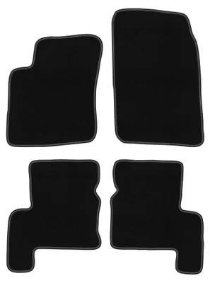 Obrázok produktu pre Plstené autokoberce pre: Suzuki Grand Vitara XL7 2002-2005 (SUV) – sada 4 ks, čierne, na mieru – Wielganizator BASIC