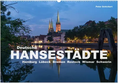 Produktbild von Deutsche Hansestädte (Wandkalender 2025 DIN A2 quer), CALVENDO Monatskalender