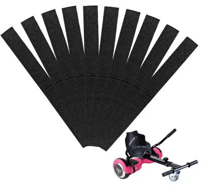 Produktbild von 10 Stück verstellbare Zubehörgurte für Hoverboard, Nylon-Sitzbefestigung, Klettverschlusskabel