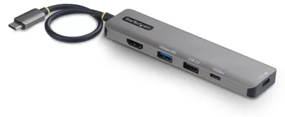 Productafbeelding van STARTECH.COM USB-C naar HDMI multiport adapter met 140W PD-opladen, 4K 60Hz HDMI, 2-poorts USB, 10Gbps hub, 1x USB 2.0 poort, Type-C mini-dock