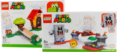 Produktbild von LEGO® Super Mario Doppelpack - Abenteuer mit Yoshi & Lava-Action! - 71376 71364 NEU! 2 Sets