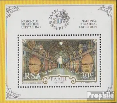 Produktbild von Briefmarken Südafrika 1987 Mi Block19 (kompl.Ausg.) postfrisch 300 Jahre Paarl