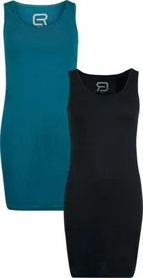 Produktbild von RED by EMP Damen schwarz/petrolfarbenes kurzes Kleid S