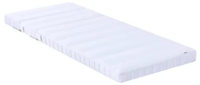 Image de Matelas en mousse extensible vidaXL 80 x 200 cm, blanc