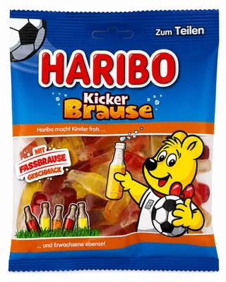 Produktbild von HARIBO WM Kicker Brause Tüte Fruchtgummi 175g
