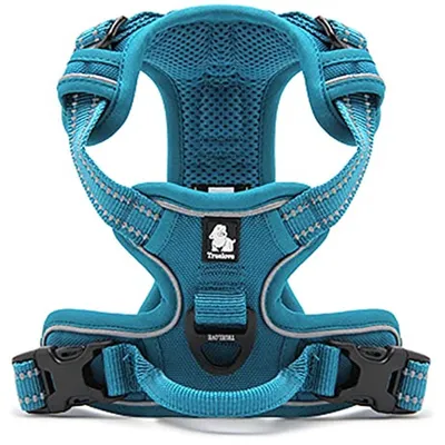 Verstellbares Hundegeschirr mit Griff und reflektierendem Material - XL