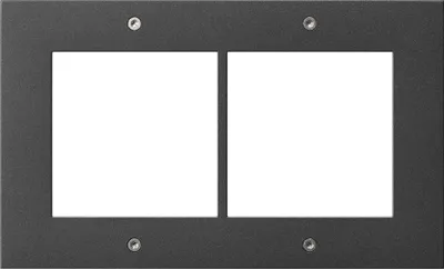 Produktbild von Gira 850267 Designrahmen 2-fach Türstation AP Gira TX_44 Anthrazit
