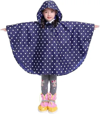 Produktbild von Famanu Kinderregenjacke wasserdichter Regenponcho für Jungen und Mädchen