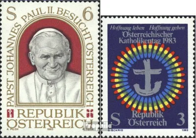 Produktbild von Briefmarken Österreich 1983 Mi 1749,1751 (kompl.Ausgaben) postfrisch Sondermarken