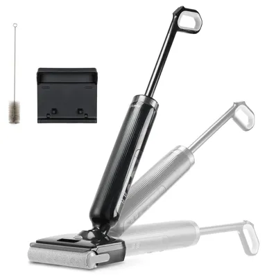 Image de Aspirateur-laveur sans fil - Modèle T9 - Puissance d'aspiration de 15 000 Pa - Écran LCD - Filtre HEPA - Autonomie jusqu'à 45 minutes - Noir