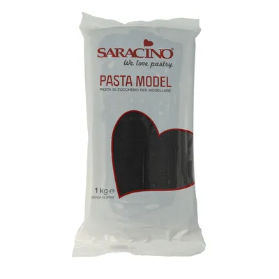 Produktbild von Saracino Modellierpaste Schwarz 1 kg