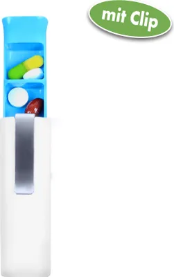 Produktbild von Vital Comfort Pillendose tragbar mit Clip