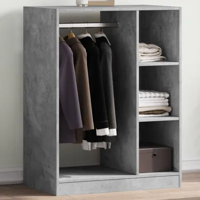 Obrázok produktu pre Jednoduchá šatníková skriňa Sonoma dub 77x48x102 cm materiál na báze dreva - vešiak DE3092375 1ks