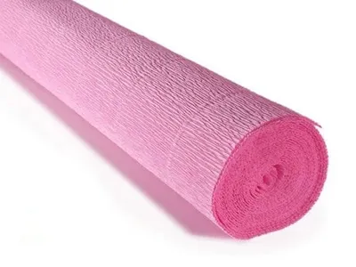 Produktbild von Krepina włoska różowa lalkowa 50 x 250 cm 180 g/m2