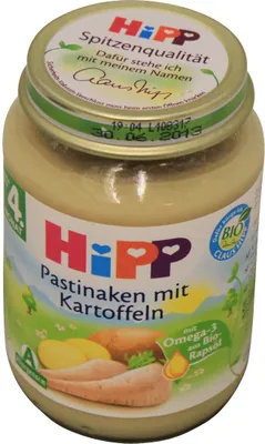 Produktbild von Hipp Pastinaken mit Kartoffeln, 190g