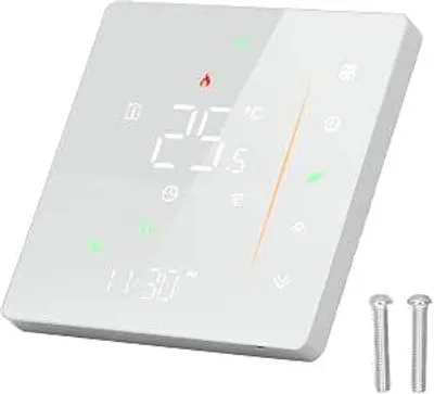 Productafbeelding van Slimme WiFi-thermostaat - voor vloerverwarming, met app - Temperatuurregelaar voor smart home en verwarming