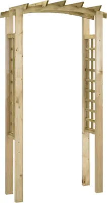 Produktbild von vidaXL Rosenbogen 110x60x210 cm Massivholz Kiefer Imprägniert