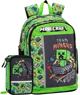 Image de Ensemble scolaire en deux pièces comprenant un sac à dos et une trousse pour enfants