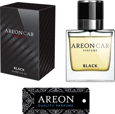 Obrázok produktu pre Originálny parfém do auta Areon LUX Osviežovač vzduchu plechovka Vôňa stromu BLACK LINE 50 ml