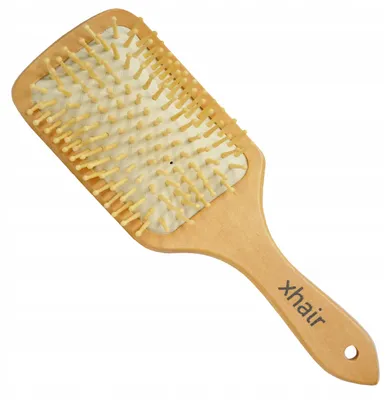 Obrázok produktu pre xhair Drevená kefa Paddle Brush na husté vlasy 25,5 cm