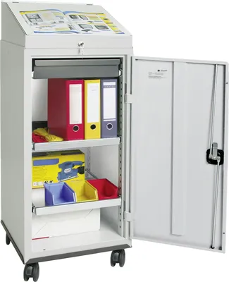 Zdjęcie produktu dla Szafka na biurko combi 1310x500x500 mm szara