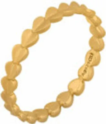 Produktbild von Cai Ring 925/- Sterling Silber vergoldet Herz Stacking 41184727040094