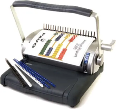 Produktbild von 1x PAVO Bindemaschine PROFIMASTER S100 für Plastikbindung robuste Office-Maschine