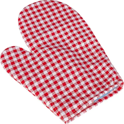 Produktbild von Küchentuch Rot 28 x 18 cm aus Baumwoll-Polyester-Mix mit Aufhängeschlaufe und Magnet