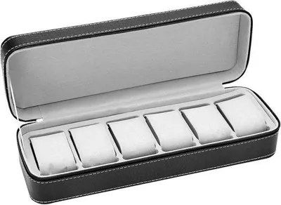 Immagine prodotto di Custodia portatile a 6 scomparti Rits-Case, scatola portaoggetti, cofanetto da collezione (nero)