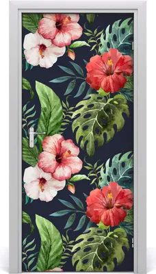 Immagine prodotto di Adesivi decorativi per pareti, modello Hawaii, dimensioni 95x205 cm. Adesivi autoadesivi, impermeabili, rimovibili, ideali per camere da letto, soggiorni e decorazioni per la casa