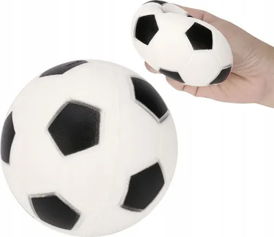 Produktbild von Antistress Fußball Squishy 10cm - Knautschball zum Stressabbau & Relaxen für Kinder
