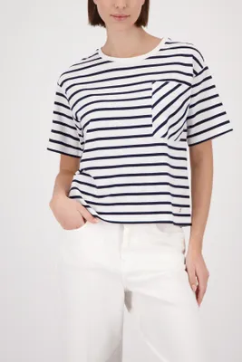 Produktbild von Monari GmbH T-Shirt marine ringel 36