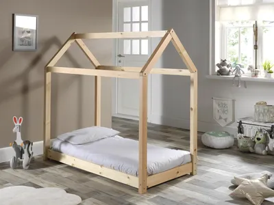 Produktbild von Vipack Hausbett Liegefläche 70 x 140 cm natur