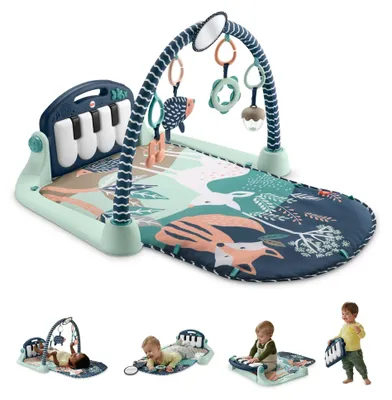 Obrázok produktu pre Fisher-Price JMN75, Detská podložka na hranie, Tyč s hračkami, Zvukové efekty, Textil, Plast, Viacfarebný