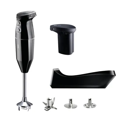 Image de Bamix - Mixeur plongeant Plus sans fil avec 2 batteries rechargeables - NOIR