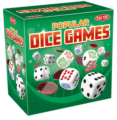 Obrázok produktu pre Tactic Popular Dice Games, Dospelý a dieťa, Akékoľvek pohlavie, 7 rok / roky, Holandčina, Francúzština, Angličtina, Polština, Zelená, 10 min