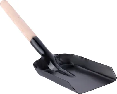 Produktbild von Garronda Kohelschaufel Metallschaufel Kehrschaufel, Größe: 15 x 15 cm GD-0008 (Schwarz)