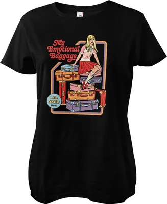 Immagine prodotto di Maglietta femminile "My Emotional Baggage" - Media - Nero