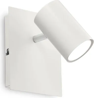 Produktbild von Moderne Metall-Spot-Wandleuchte Weiß 1 Licht Gu10