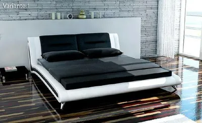 Produktbild von Wasserbett Bett Betten Komplett Lederbett Polsterbett mit Matratze  Neu Mairobi