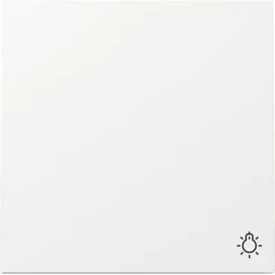 Immagine prodotto di NUOVA generazione Gira 328570 Interruttore a bilanciere con simbolo luminoso Flat bianco puro/lucido