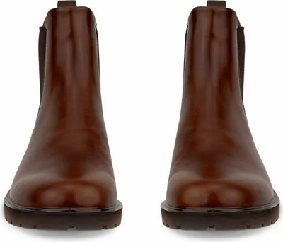 Zdjęcie produktu dla Ecco Metropole Vienna 2313230101 Buty, damskie, brązowe, skórzane, wsuwane - buty damskie modne botki / kozaki, brązowe, skórzane, wysokość obcasa: 20 mm