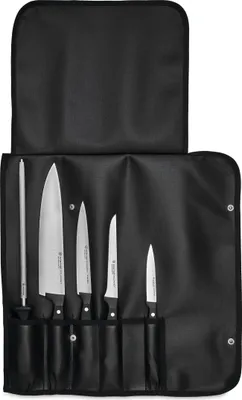 Produktbild von WÜSTHOF Gourmet, 5-teiliges Messerset in Rolltasche, 60-1189535602