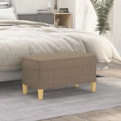 Produktbild von "im Angebot" Sitzbank Taupe 70x35x41 cm Stoff - Gartenbänke CC15831